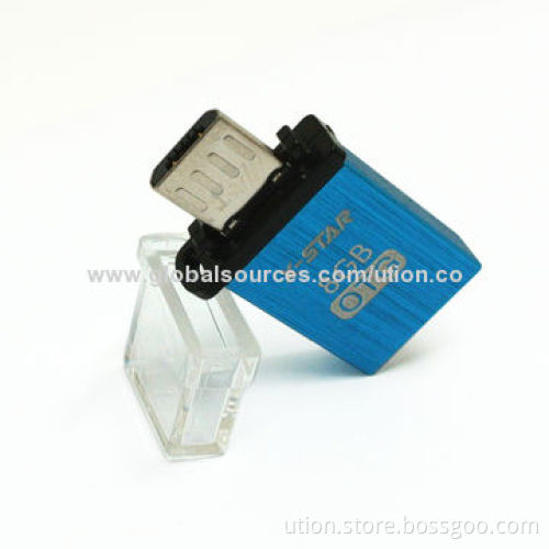 New Arrival OTG Plastic USB Flash Drive with CE Mark, Free Sample and Package Available